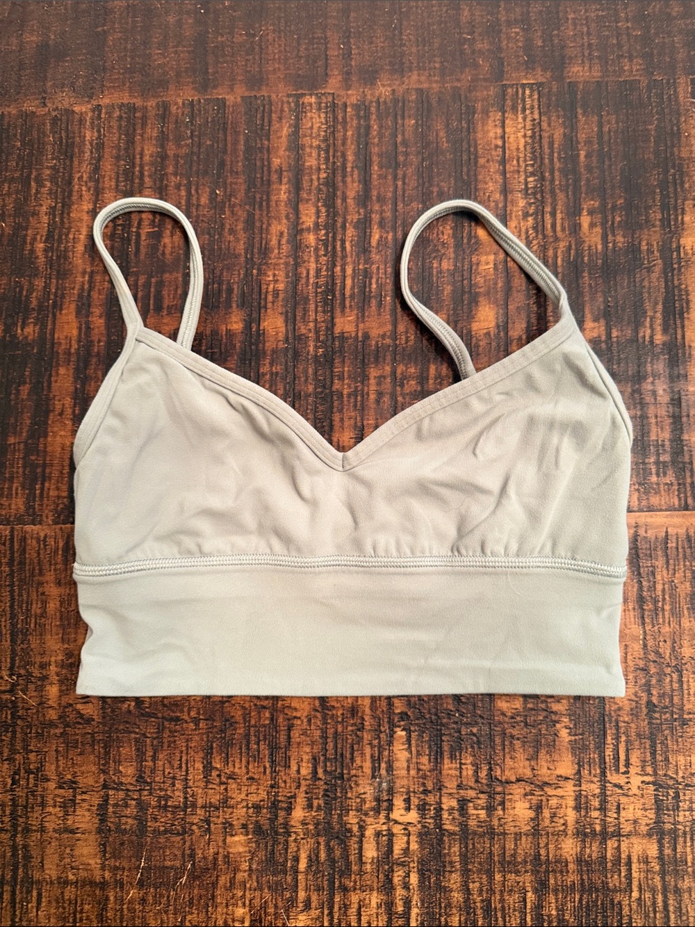 lululemon athletica green V-Neck Seamless Bralette